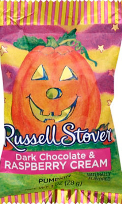 Russell Stover Dark Chocolate Raspberry Cream Pumpkin - 1 Oz - Image 2