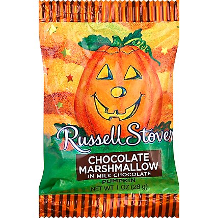 Russell Stover Candy Pumkin Marshmallow Chocolate In Milk Chocolate  - 1 Oz - Image 2
