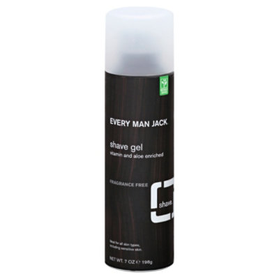 Every Man Jack Gel Shave Hydrating Frag-Free - 7.0 Oz
