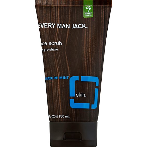 Every Man Jack Pre Shave Scrub Signaure Mint - 5 Oz
