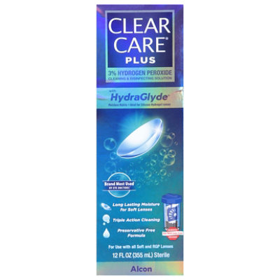 CLEAR CARE Hydroglid With Lens Cp - 12 Oz