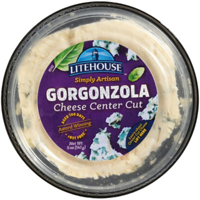 Litehouse Simply Artisan Gorgonzola Cheese Center Cut - 5 Oz. - Image 2