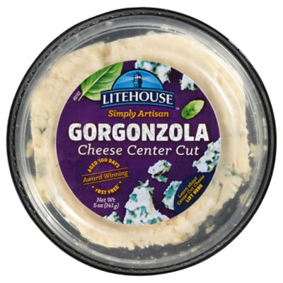 Litehouse Simply Artisan Gorgonzola Cheese Center Cut - 5 Oz. - Image 1