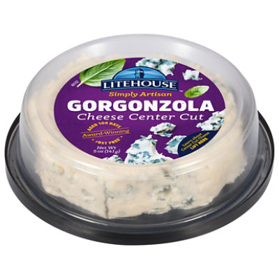 Litehouse Simply Artisan Gorgonzola Cheese Center Cut - 5 Oz.
