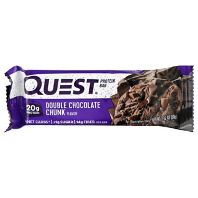 Quest Bar Protein Bar Double Chocolate Chunk Flavor - 2.12 Oz - Image 3