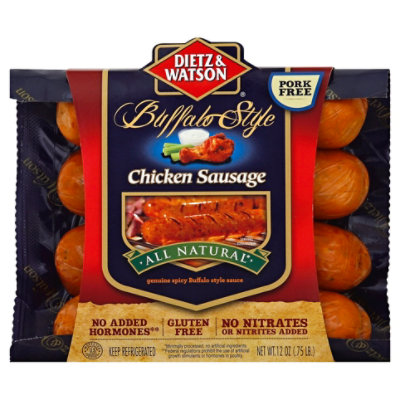 Dietz & Watson Buffalo Style Chicken Sausage - 12 Oz - Image 1