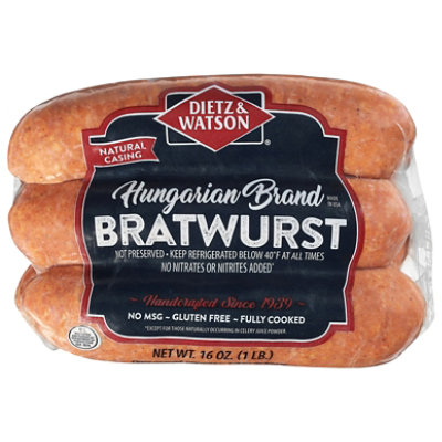 Dietz & Watson Hungarian Bratwurst - 16 Oz