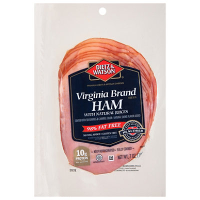 Dietz & Watson Virginia Sliced Ham - 7 Oz - Image 2