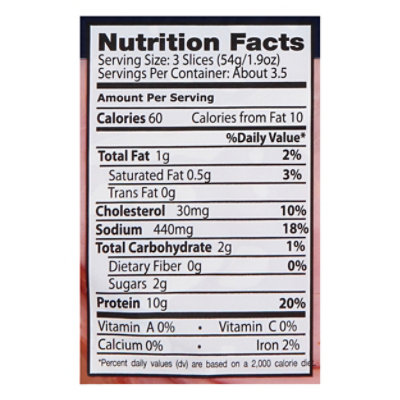 Dietz & Watson Virginia Sliced Ham - 7 Oz - Image 3