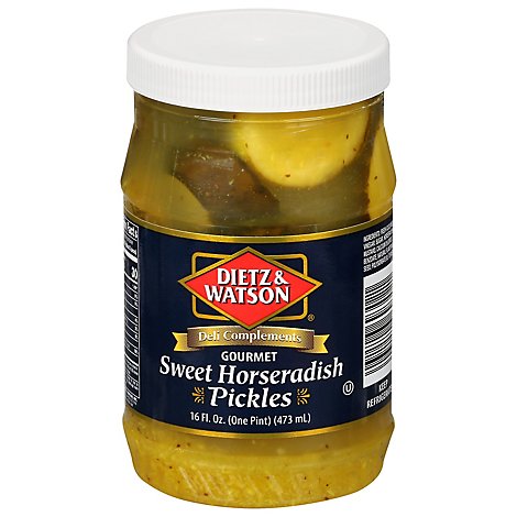 Dietz & Watson Sweet Horseradish Pickles 16 Oz