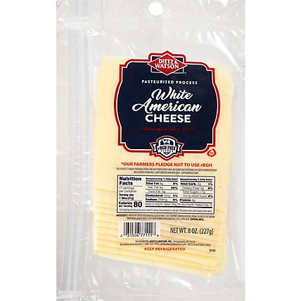 Dietz & Watson Cheese American White - 8 Oz - Image 2