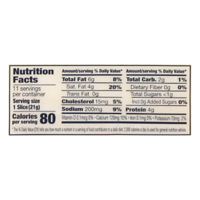 Dietz & Watson Cheese American White - 8 Oz - Image 4