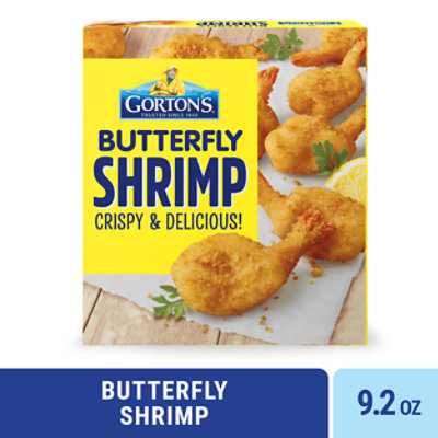 Gorton's Crunchy Breaded Butterfly Shrimp - 9.2 Oz - Image 1