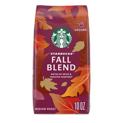 Starbucks Fall Blend 100% Arabica Limited Edition Medium Roast Ground Coffee Bag - 10 Oz - Image 1