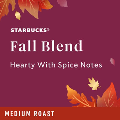 Starbucks Fall Blend 100% Arabica Limited Edition Medium Roast Ground Coffee Bag - 10 Oz - Image 2