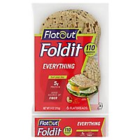 Flatout Foldit Flatbread Everything - 9 Oz - Image 1