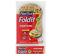 Flatout Foldit Flatbread Everything - 9 Oz