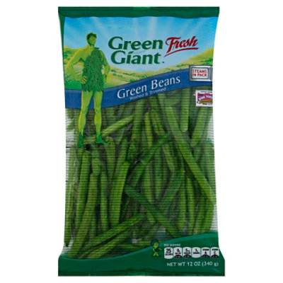 Green Giant Beans Green Steams Fresh In Pack - 12 Oz