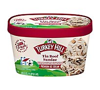 Turkey Hill Ice Cream Tin Roof Sundae - 1.5 Quart