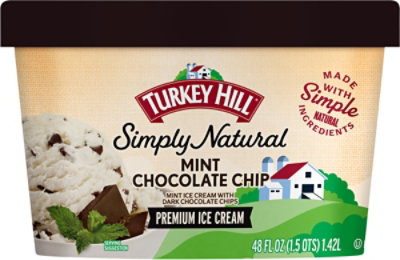 Turkey Hill Ice Cream All Natural Mint Chocolate Chip - 48 Fl. Oz. - Image 2