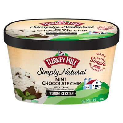 Turkey Hill Simply Natural Mint Chocolate Chip Ice Cream - 1.44 Quart - Image 3