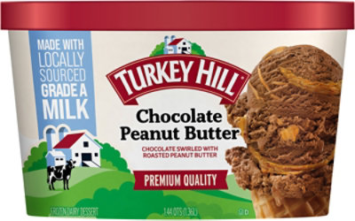 Turkey Hill Ice Cream Chocolate Peanut Butter Cup - 46 Oz - Image 5
