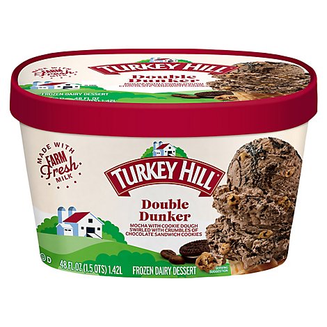 Turkey Hill Ice Cream Premium Double Dunker - 48 Fl. Oz.