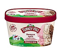 Turkey Hill Ice Cream Premium Banana Split - 48 Oz