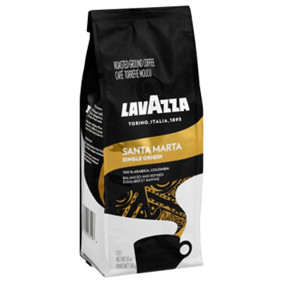 LavAzza Coffee Ground Single Origin Santa Marta - 12 Oz