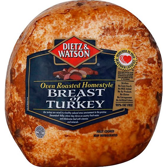 Dietz & Watson Turkey Breast Homestyle - 0.50 Lb