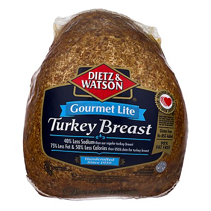 Dietz & Watson Turkey Breast Gourmet Lite - 0.50 Lb - Image 1