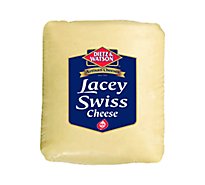 Dietz & Watson Pre-Sliced Lacey Swiss Cheese - 0.50 Lb