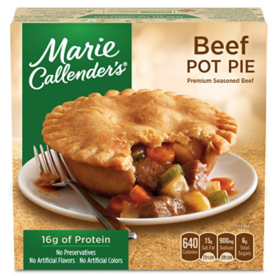 Marie Callender's Beef Pot Pie Frozen Meal - 10 Oz - Image 1