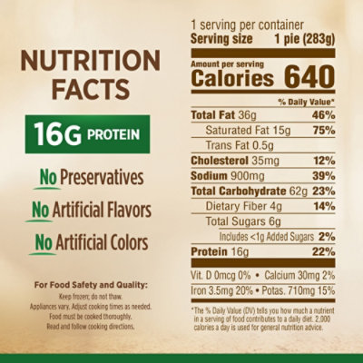 Marie Callender's Beef Pot Pie Frozen Meal - 10 Oz - Image 4