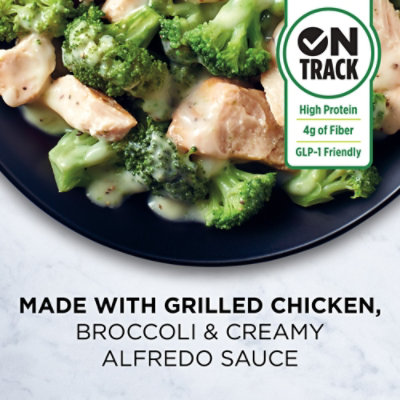 Healthy Choice Simply Steamers Grilled Chicken & Broccoli Alfredo Frozen Meal - 9.15 Oz - Image 2