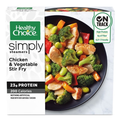 Healthy Choice Cafe Steamers Chicken & Vegetables Stir Fry Frozen Meal - 9.25 Oz