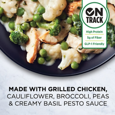 Healthy Choice Simply Steamers Grilled Chicken Pesto & Vegetables Frozen Meal - 9.15 Oz - Image 2