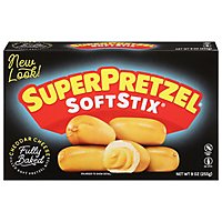 SuperPretzel Softstix Soft Pretzel Sticks Cheese Filled Cheddar - 9 Oz - Image 3