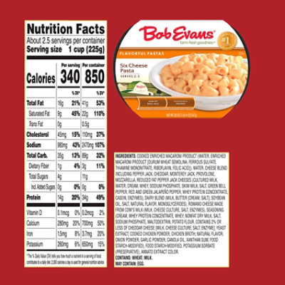 Bob Evans Flavorful Pastas Six Cheese - 20 Oz - Image 7