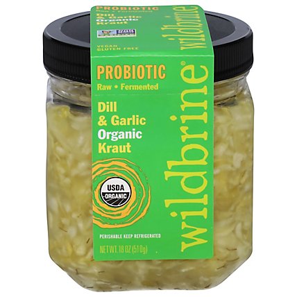 Wildbrine Sauerkraut Salad Dill & Garlic - 18 Oz - Image 3