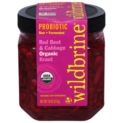 Wildbrine Sauerkraut Salad Red Beet & Cabbage - 18 Oz - Image 1
