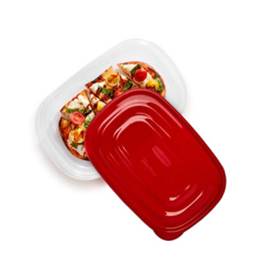 Rubbermaid Take Alongs Containers + Lids Divided Rectangles With Quik Clik Seal Cups - 3 Count - Image 2
