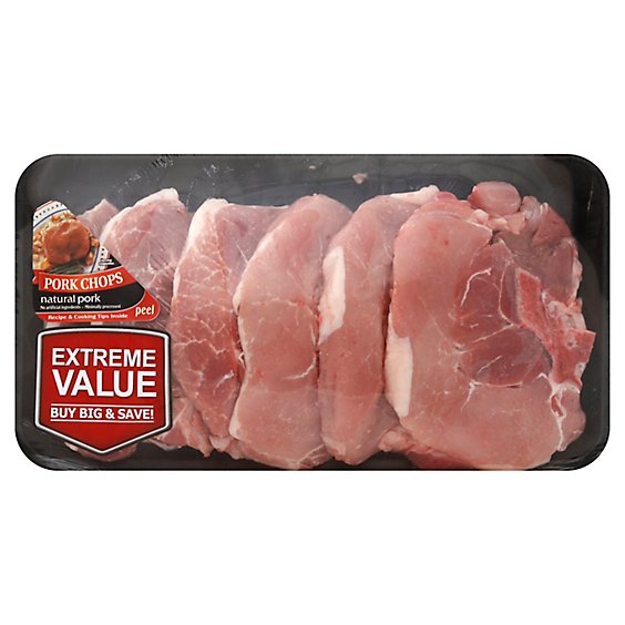 Meat Counter Pork Sirloin Chops Value Pack Bone In - 5.00 LB