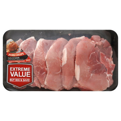 Meat Counter Pork Sirloin Chops Value Pack Bone In - 5.00 LB - Image 1