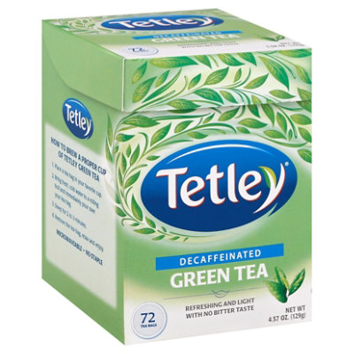 Tetley Green Tea Decaffeinated - 72 Count - Image 1