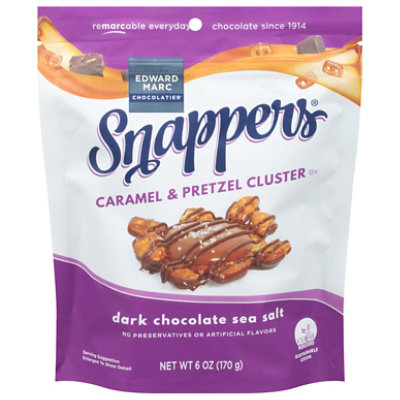 Snappers Chocolate & Caramel Treats Gourmet Pretzel - 6 Oz - Image 3