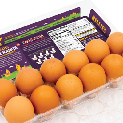 Nellies Eggs Free Range Extra Large Brown - 12 Count - Image 4