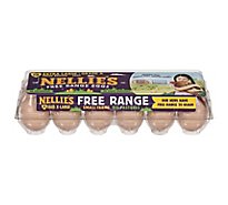 Nellies Eggs Free Range Extra Large Brown - 12 Count