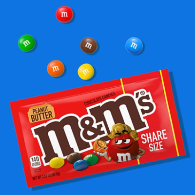 M&M'S Peanut Butter Chocolate Candies Share Size - 2.83 Oz - Image 3