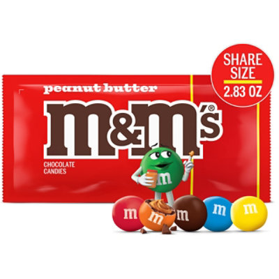 M&MS Peanut Butter Chocolate Candies Share Size - 2.83 Oz